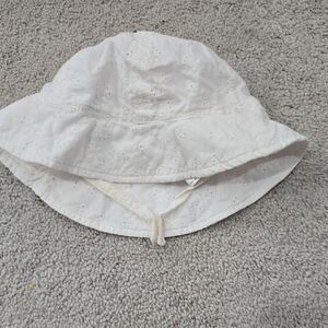 Jumping Beans White Eyelet Kids Hat